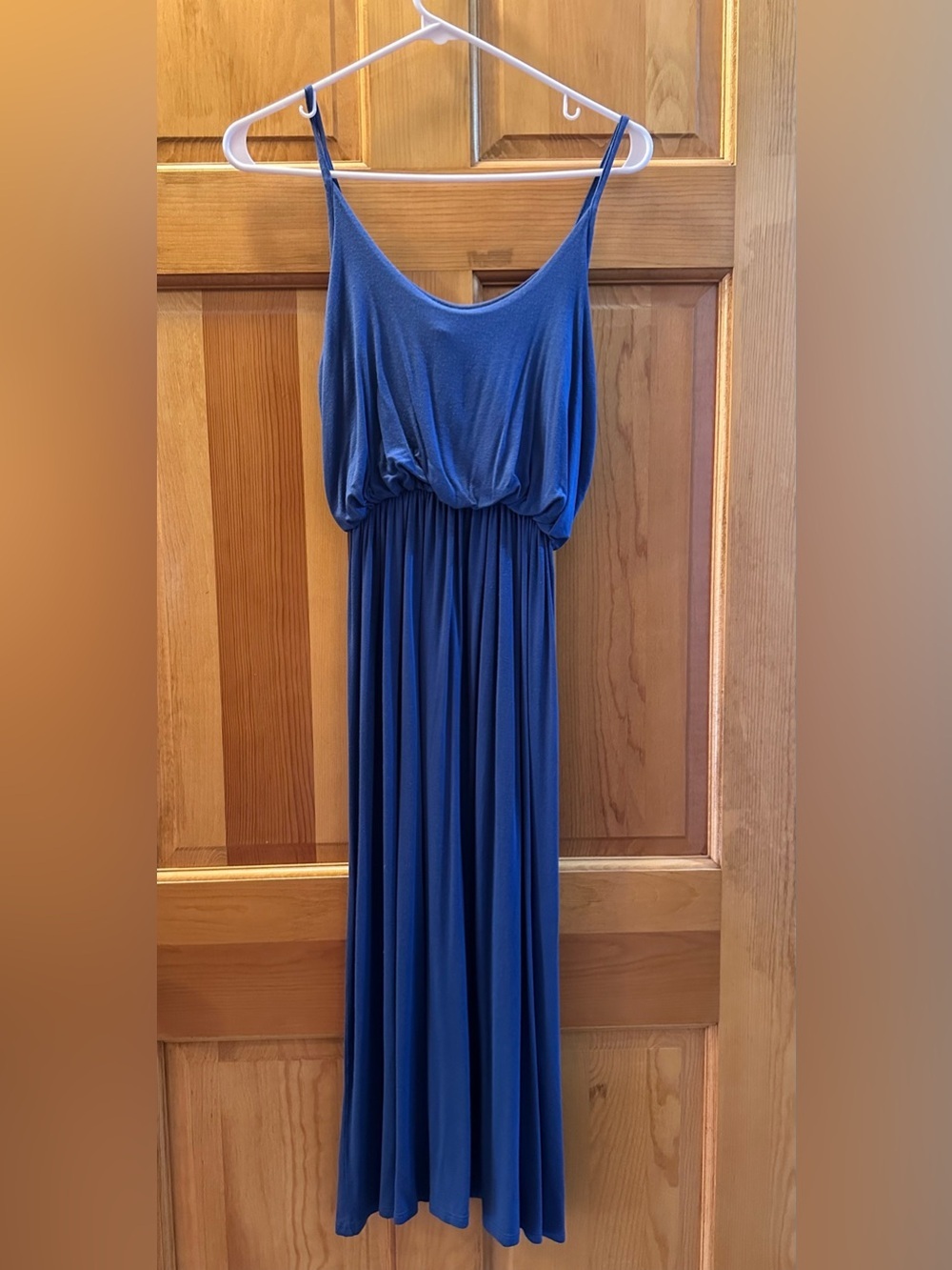 Olivia Rae Royal Blue Spaghetti Strap Midi Dress